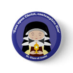 St. Clare of Assisi buttons