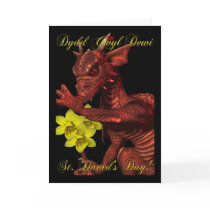 St Davids Day red Dragon Dydd Gwyl Dewi cards by MoonlakeUK St Davids Day red Dragon Dydd Gwyl Dewi cards