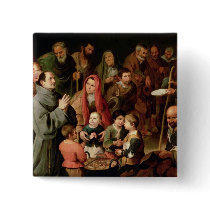 St. Diego of Alcala Giving Food to the Poor Pin