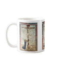 St. Dominic At The Cross Of Christ By Angelico Fra Coffee Mug