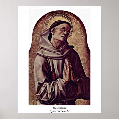 St. Dominic By Carlo Crivelli Poster