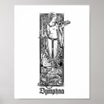 St. Dymphna of Gheel 8" x 10" Print