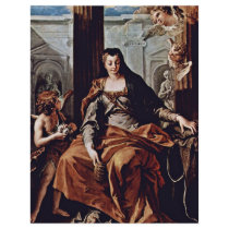 St. Elizabeth Of Hungary By Ricci Sebastiano Letterhead
