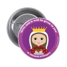 St. Elizabeth of Hungary Pins