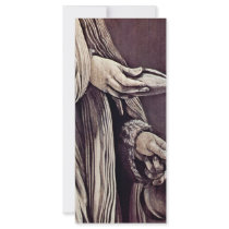 St. Elizabeth Of Thuringia Detail By Grünewald Mat Rack Card Template