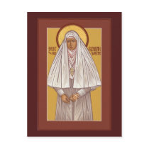 St. Elizabeth the New Martyr Prayer Card postcards by bugbrain St. Elizabeth the New Martyr Prayer Card postcards