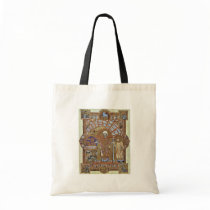 St. Erhard, Reads The Fair By Meister Des Uta-Cod Tote Bags