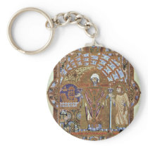 St. Erhard, Reads The Fair By Meister Des Uta-Cod Keychains