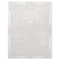 St. Erhard, Reads The Fair By Meister Des Uta-Cod Letterhead Design