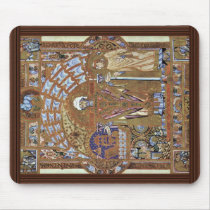 St. Erhard, Reads The Fair By Meister Des Uta-Cod Mousepad