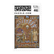 St. Erhard, Reads The Fair By Meister Des Uta-Cod Stamp
