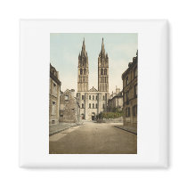 St Etienne Church, Caen, France Fridge Magnets