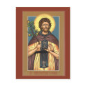 St. Euphrosynos the Cook Prayer Card postcards