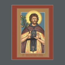 St. Euphrosynos the Cook Prayer Card postcards