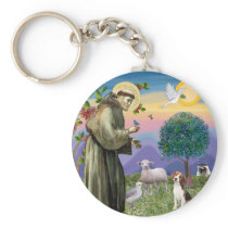 St Francis - Beagle 1 Key Chains