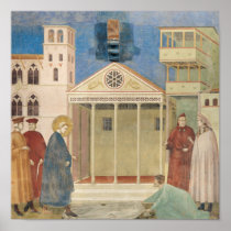 St. Francis Honoured by a Simple Man, 1297-99 Poster