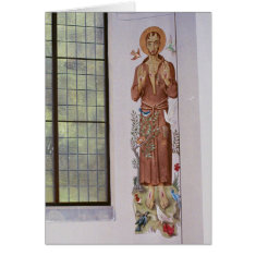 St. Francis Mural in Abbey card