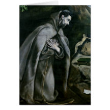 St. Francis of Assisi, 1580-95 Greeting Card