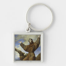 St. Francis of Assisi  1642 Keychain