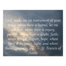 St. Francis of Assisi about FAITH Personalized Invites