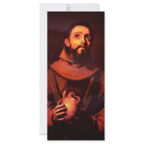 St. Francis Of Assisi By Ribera José De Custom Rack Cards