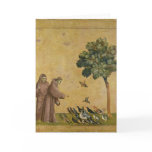 St. Francis of Assisi preaching to the birds Greeting Cards