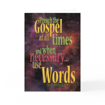 St. Francis of Assisi Quote Greeting Cards