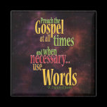 St. Francis of Assisi Quote magnets
