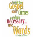 St. Francis of Assisi Quote t-shirts