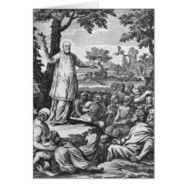 St. Francis of Sales  preaching to the Greeting Card