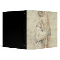 St. Francis Rejecting the World and Embracing 3 Ring Binder
