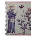 St Francis speaking to the Bird Note Books