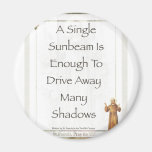 st. francis sunbeam prayer refrigerator magnets