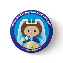 St. Gabriel the Archangel Button