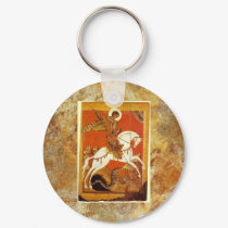 "St.George and the Dragon" keychains by cowboyannie "St.George and the Dragon" keychains