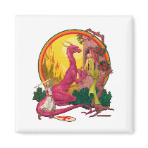 St.George and the Dragon magnets