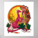 St. George and the Dragon Poster posters