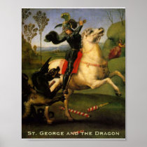 "St. George and the Dragon" Poster