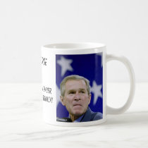 St George Bush - NOT! mugs