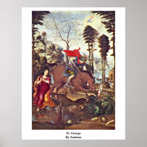 St. George By Sodoma Print
