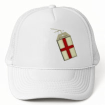 St George Cross Label hats by EnglishTeePot St George Cross Label hats