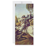 St. George Fighting The Dragon By Raffael Rack Card Template