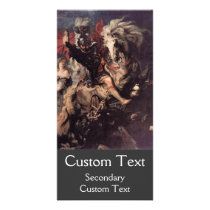 St George Fighting the Dragon Photo Card Template