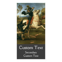 St George Fighting the Dragon Photo Card Template