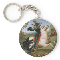 St. George Fighting the Dragon, Raphael Keychains