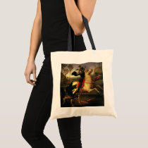St. George Fighting the Dragon, Raphael, Raffaello Tote Bag