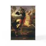 St. George Fighting the Dragon, Raphael, Raffaello Card