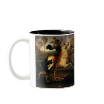 St. George Fighting the Dragon, Raphael, Raffaello Coffee Mug