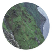 St. George Island, Pribilofs, High Bluffs Round Sticker