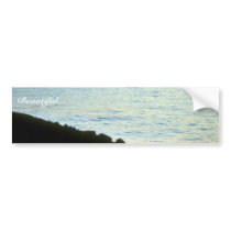 St. George, Pribilof sunset over High Bluffs Bumper Sticker